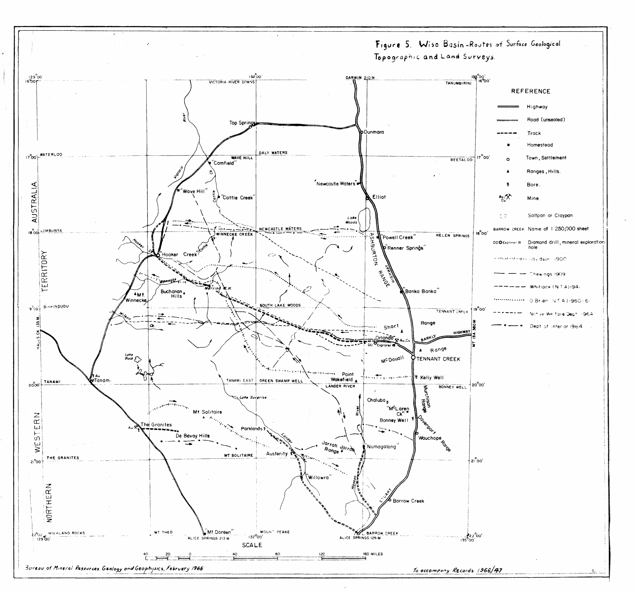 surevy routes to 1964