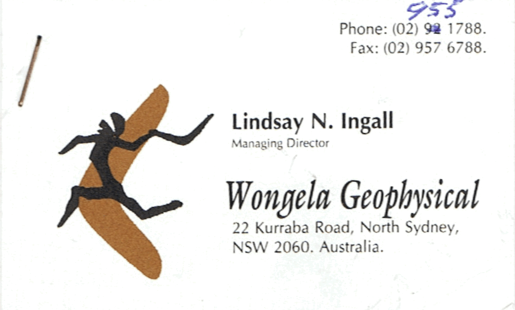Lindsay Ingall business card